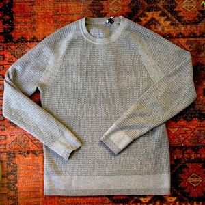 Theory woven sweater in Gary
